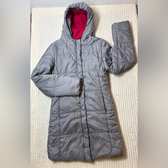 CALVIN KLEIN Kids' Big Girls SZ Large 12- 14 Aerial Jacket Gray Color - Picture 2 of 15